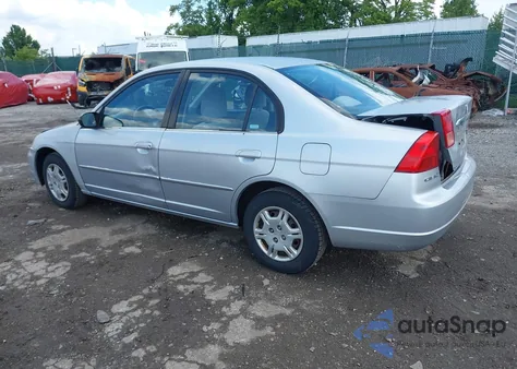 2002 Honda Civic Lx из США, поврежденный, VIN 2HGES16642H557768